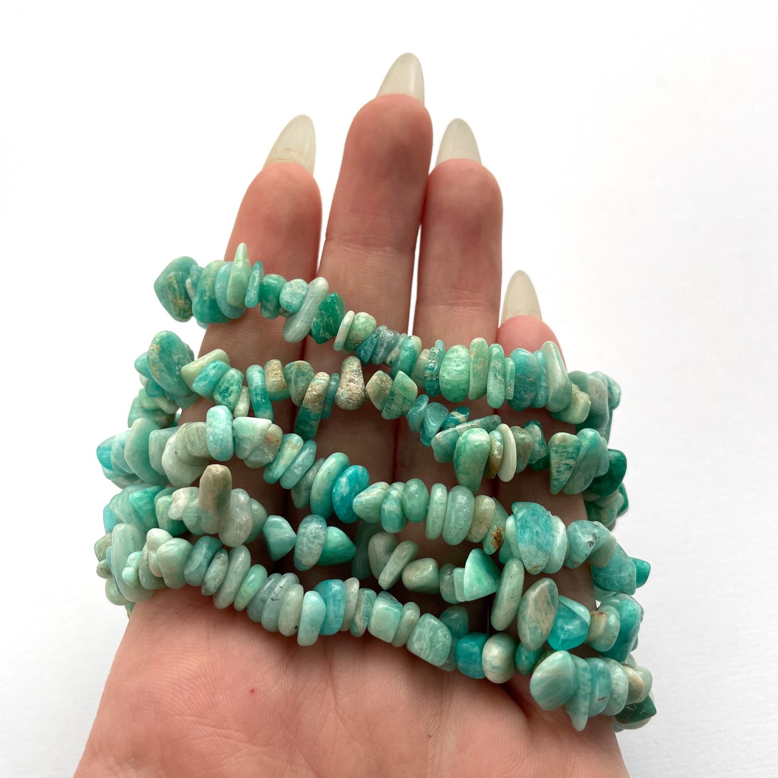Amazonite 'A' Chip Bracelet Amazonite 'A' Chip Bracelet